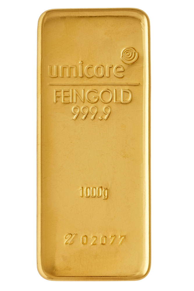 1000g Goldbarren Umicore