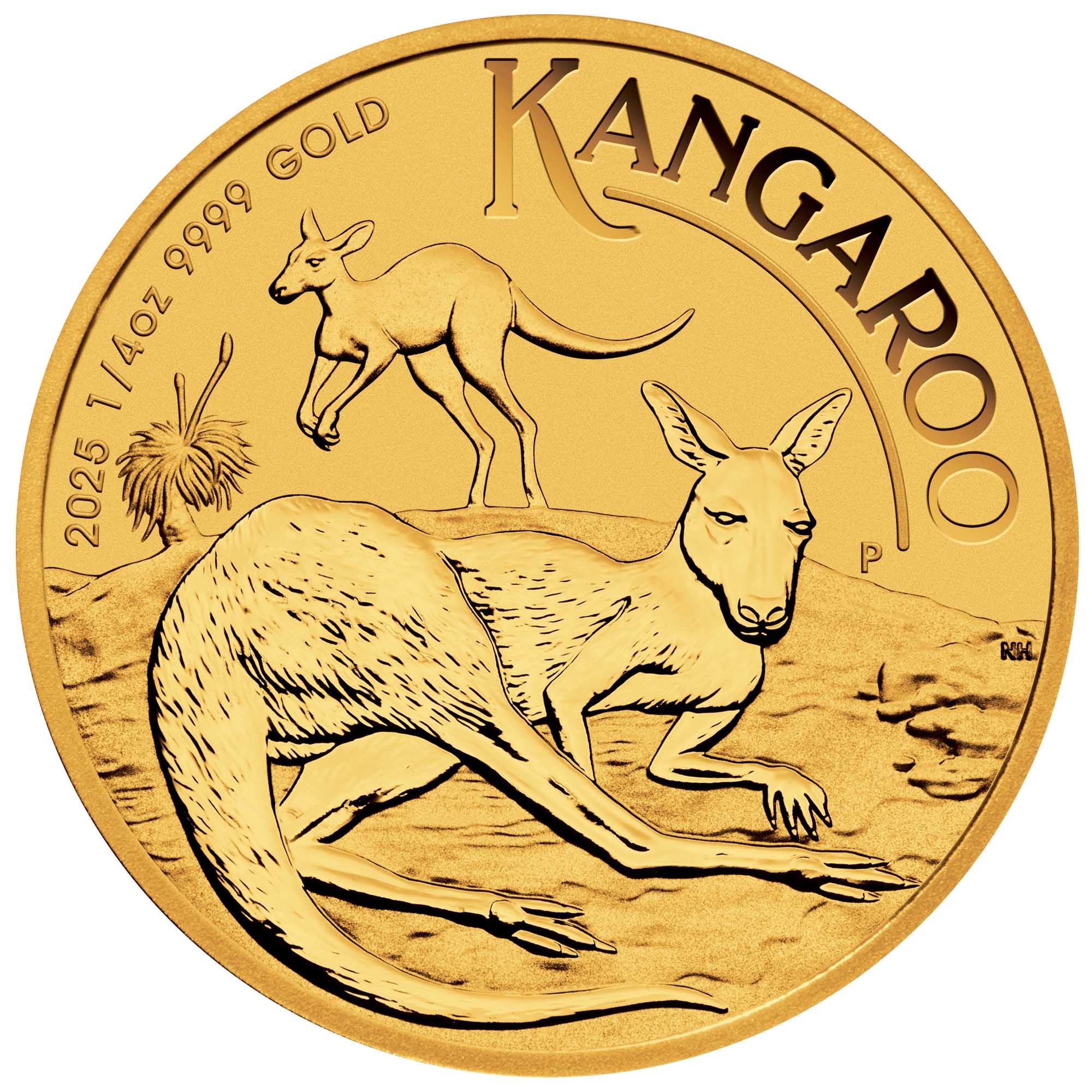 1/4 Unze Gold Australien Känguru Nugget 2025