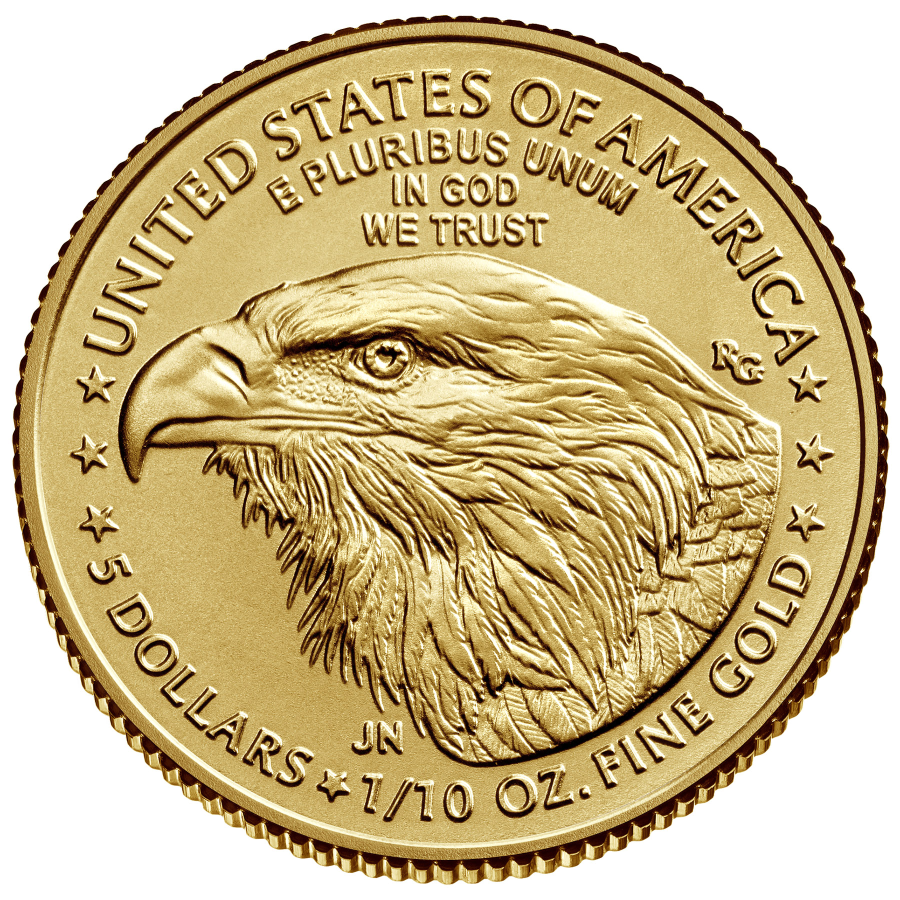 1/10 Unze American Eagle 2022 Goldmünze