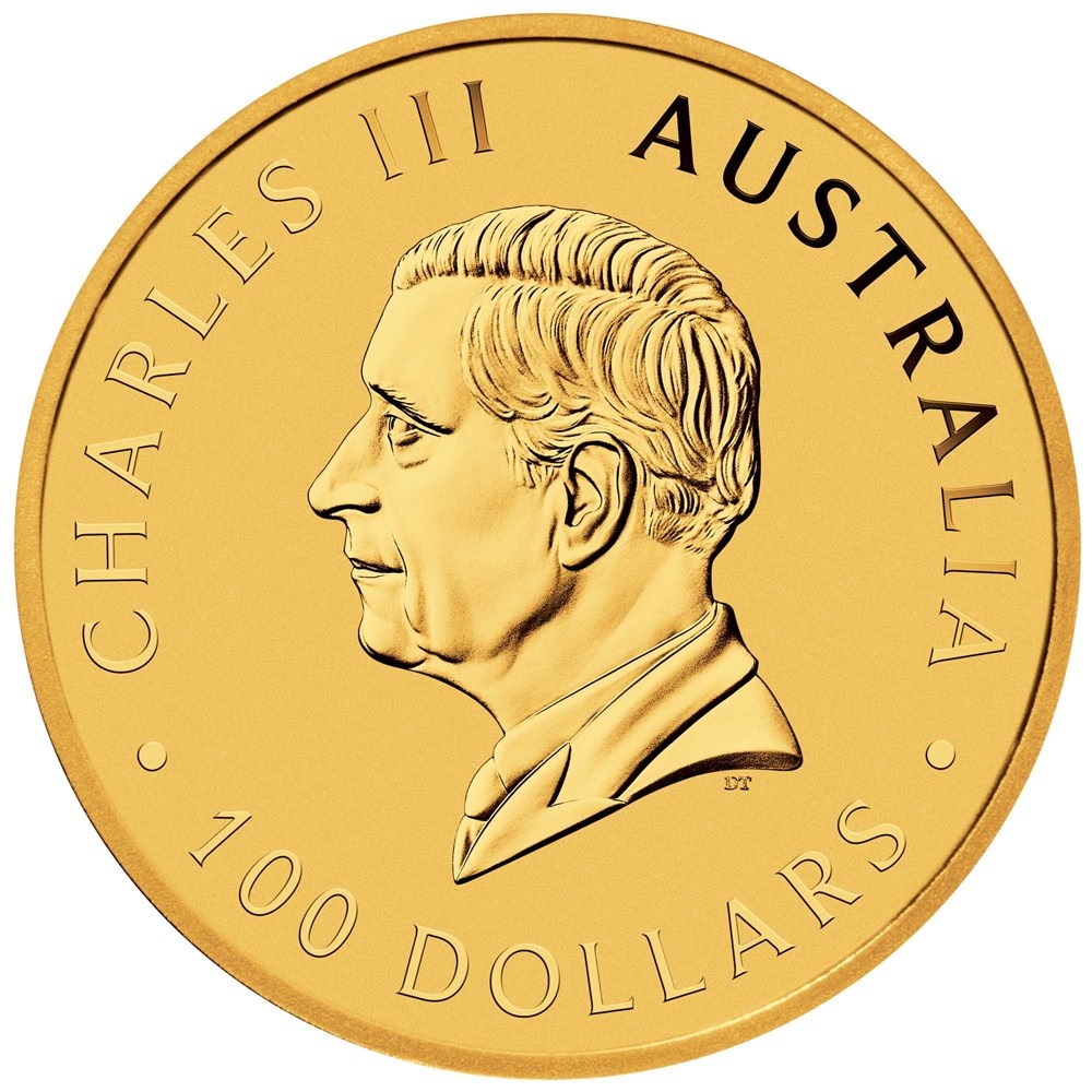 1 Unze Australian Kangaroo Goldmünze 2024