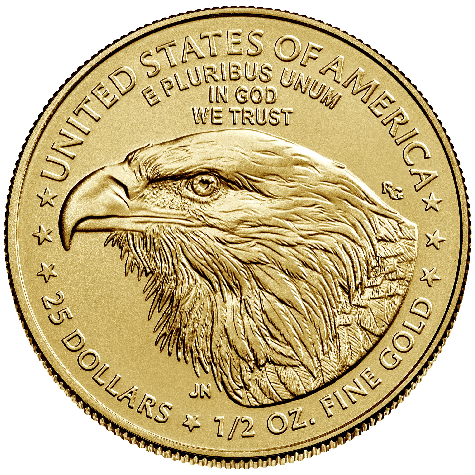 1/2 Unze American Eagle 2022 Goldmünze