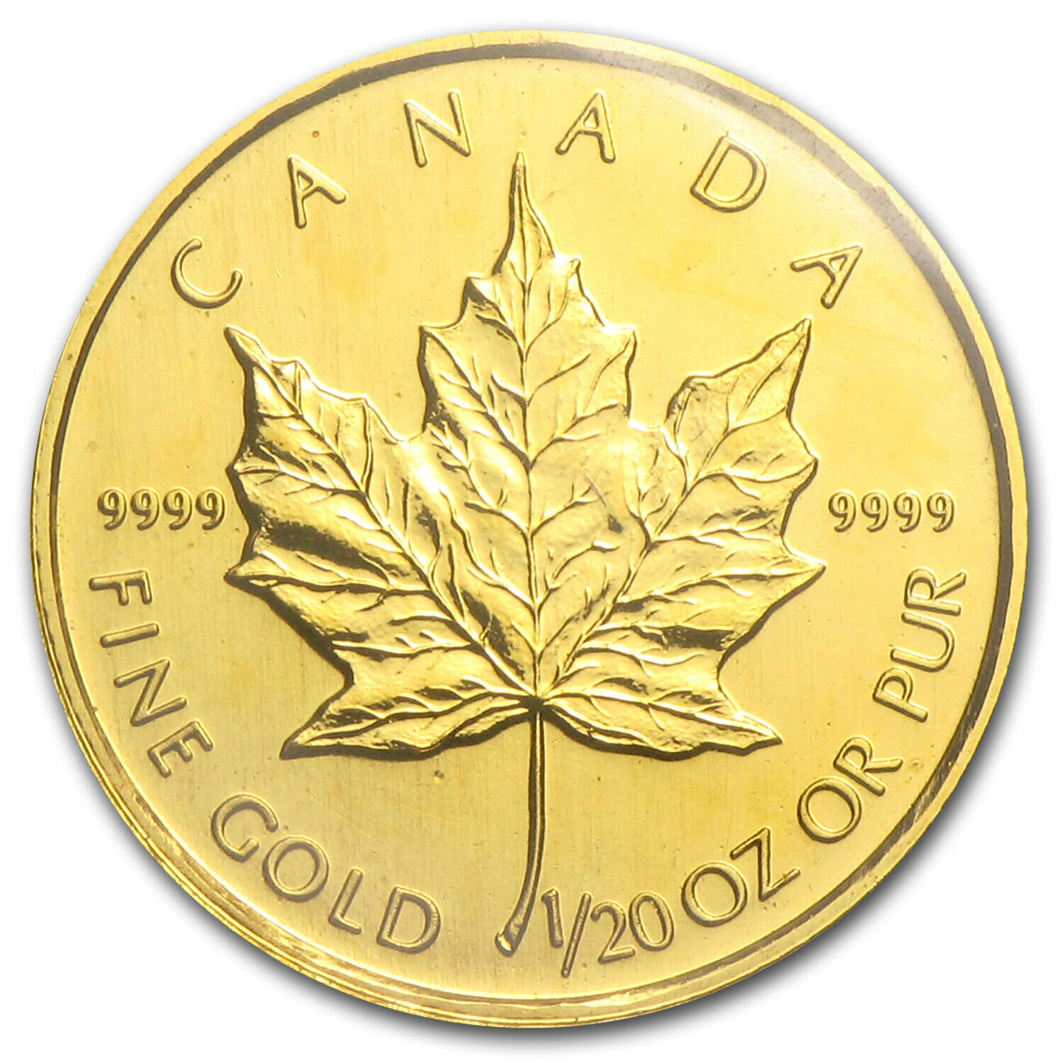 1/20 Unze Maple Leaf, verschiedene Prägejahre Goldmünze