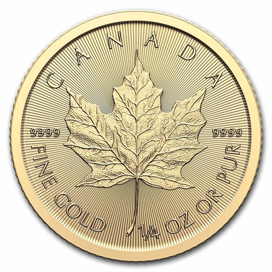 1/4 Unze Gold Canada Maple Leaf 2024