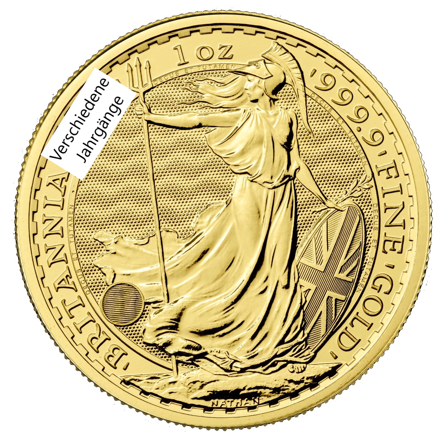 1 Unze Britannia Gold, verschiedene Jahrgänge