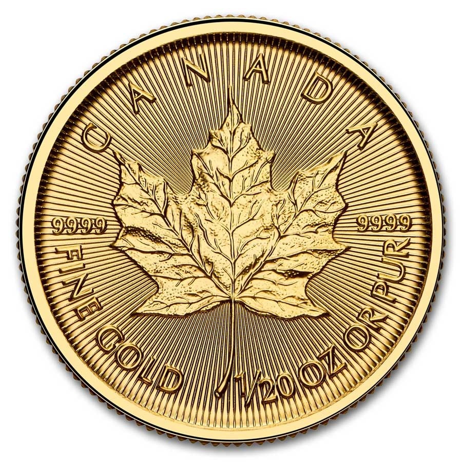 1/20 Unze Gold Canada Maple Leaf 2025