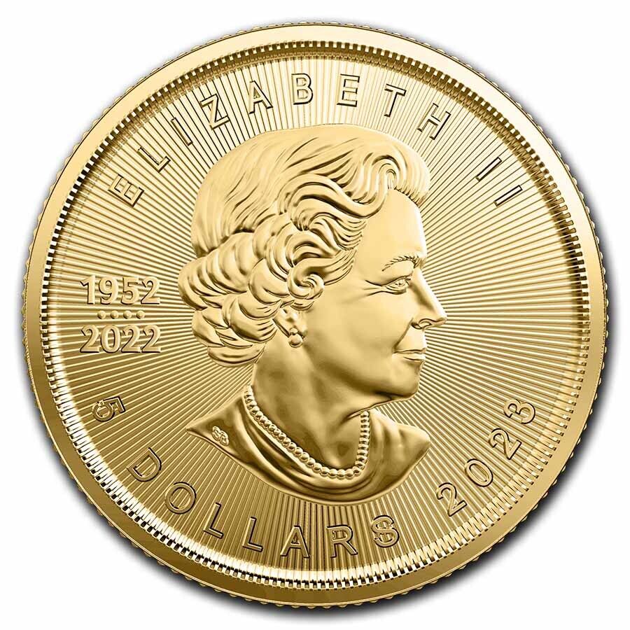 1/10 Unze Maple Leaf 2023 Goldmünze