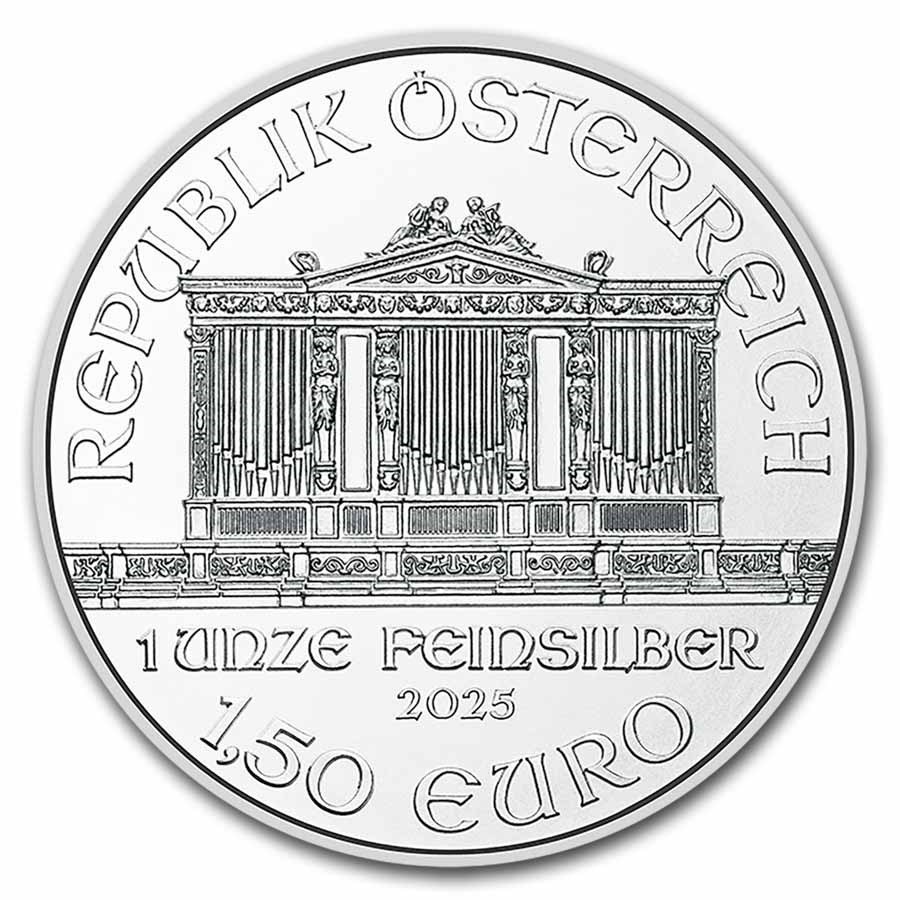 1 Unze Silber Wiener Philharmoniker 2025