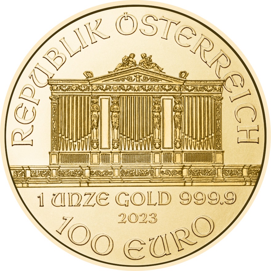 1 Unze Gold Wiener Philharmoniker 2023