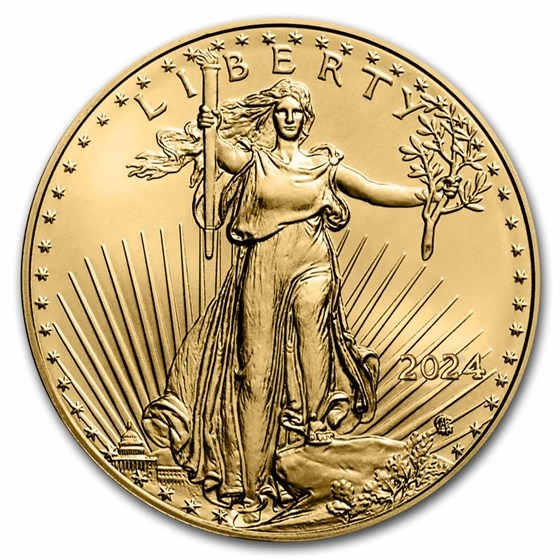 1/10 Unze American Eagle 2024 Goldmünze