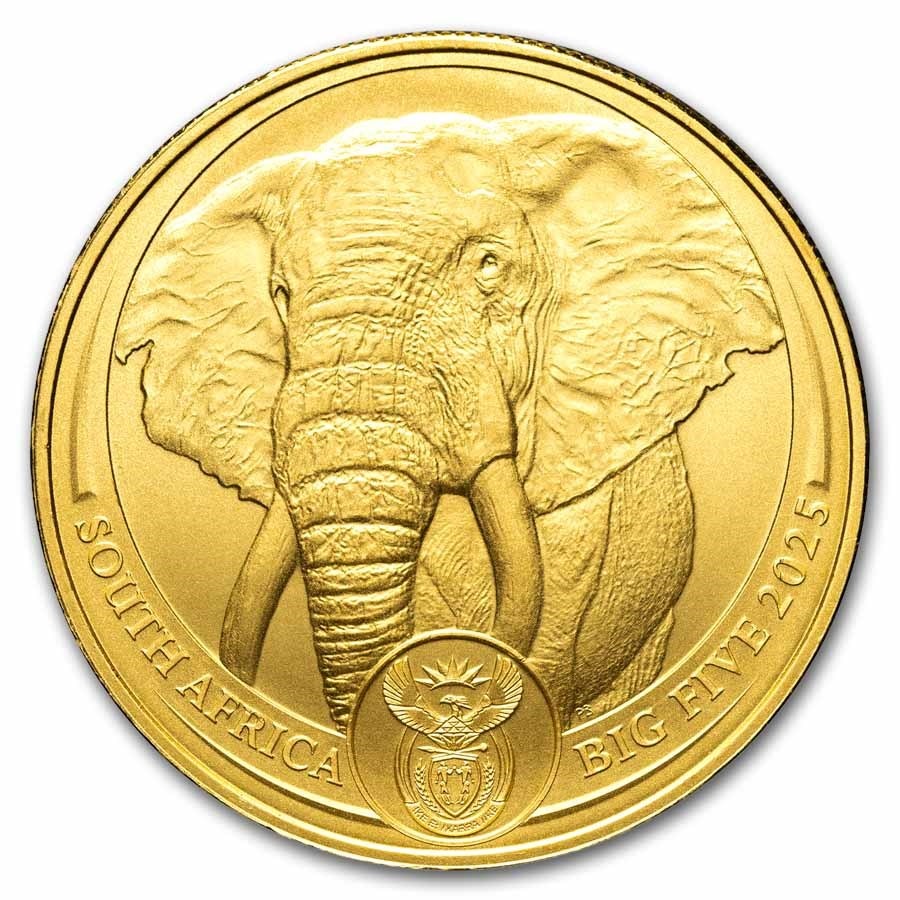 1 Unze Gold Big Five Elefant 2025