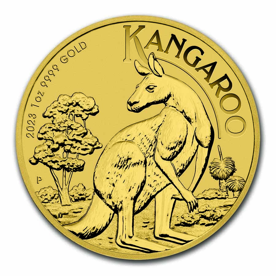 1 Unze Australian Kangaroo Goldmünze 2023