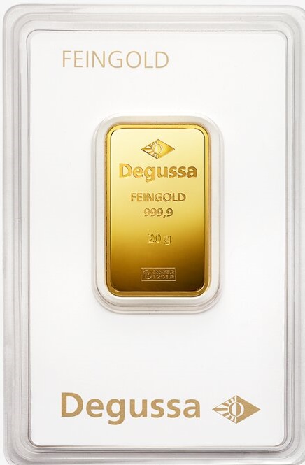 20g Goldbarren Degussa