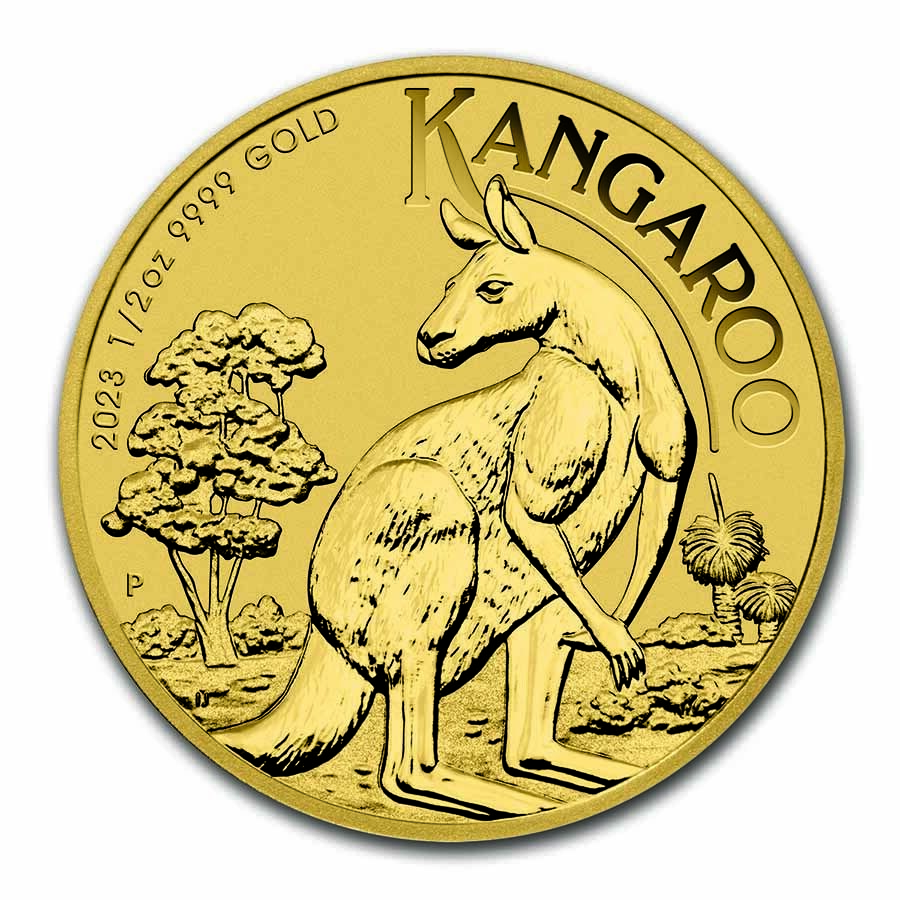 1/2 Unze Australian Kangaroo Goldmünze 2023