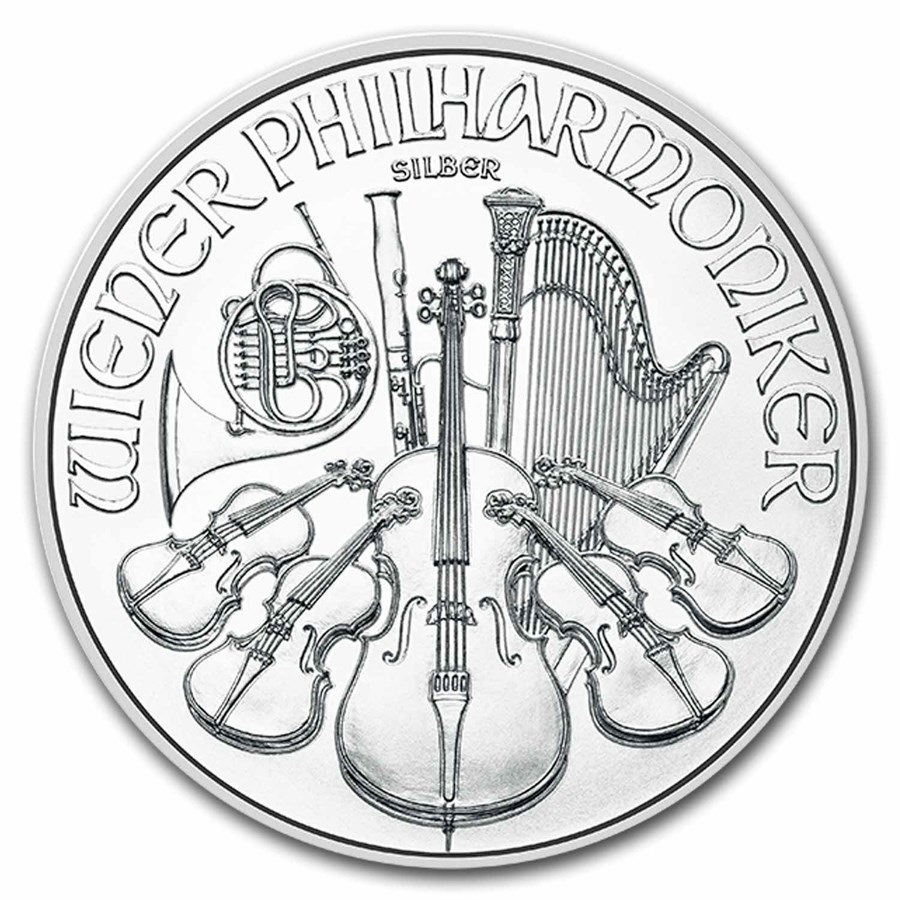 1 Unze Silber Wiener Philharmoniker 2024