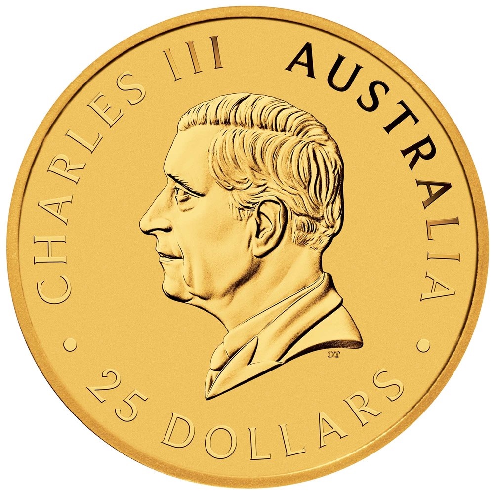 1/4 Unze Australian Kangaroo Goldmünze 2024