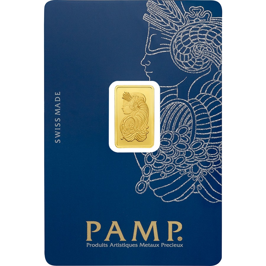 2,5g Goldbarren Pamp