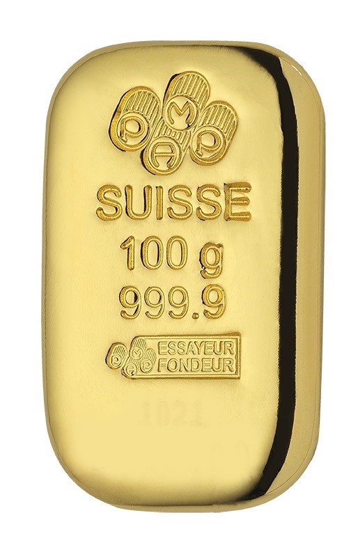 100g Goldbarren PAMP Suisse