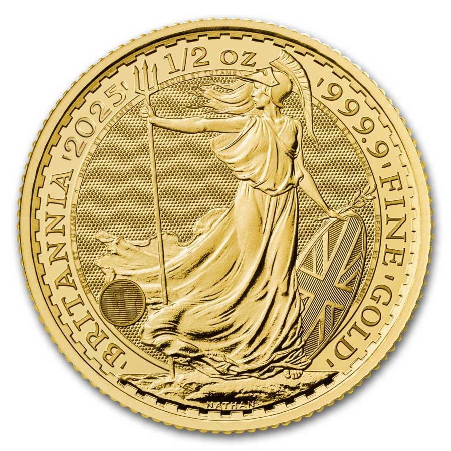 1/2 Unze Gold Britannia 2025