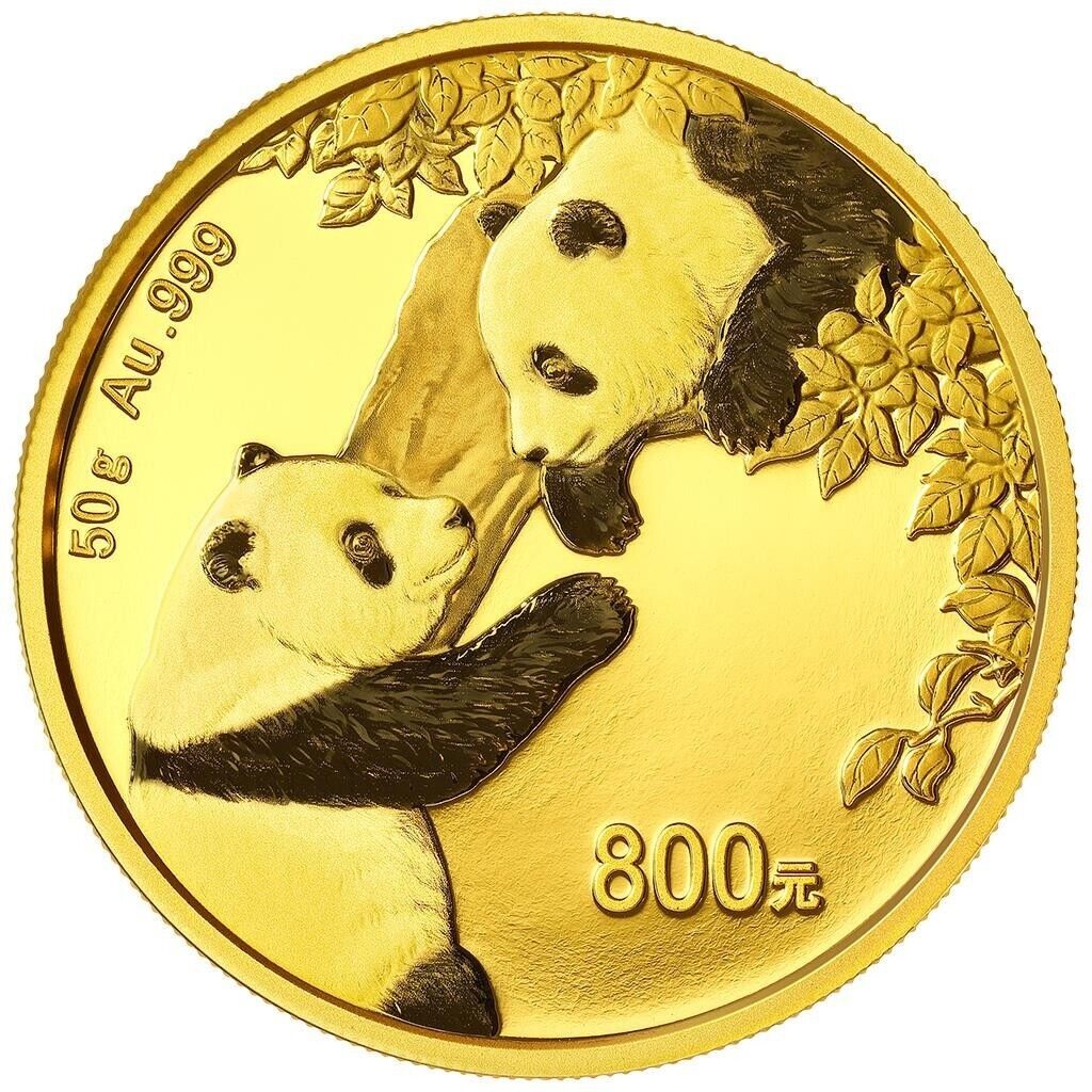 50g China Panda Gold 2023