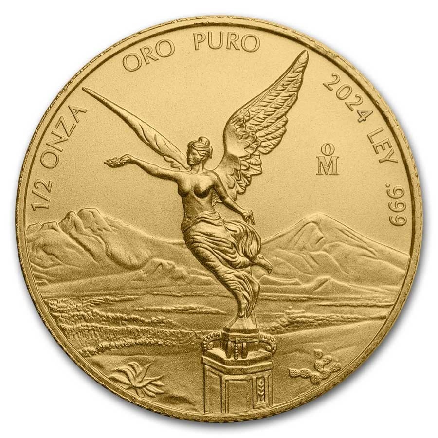 1/2 Unze Gold Mexico Libertad 2024