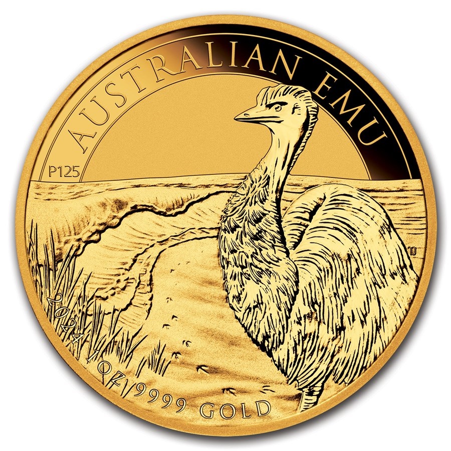 1 Unze Gold Australian Emu 2024