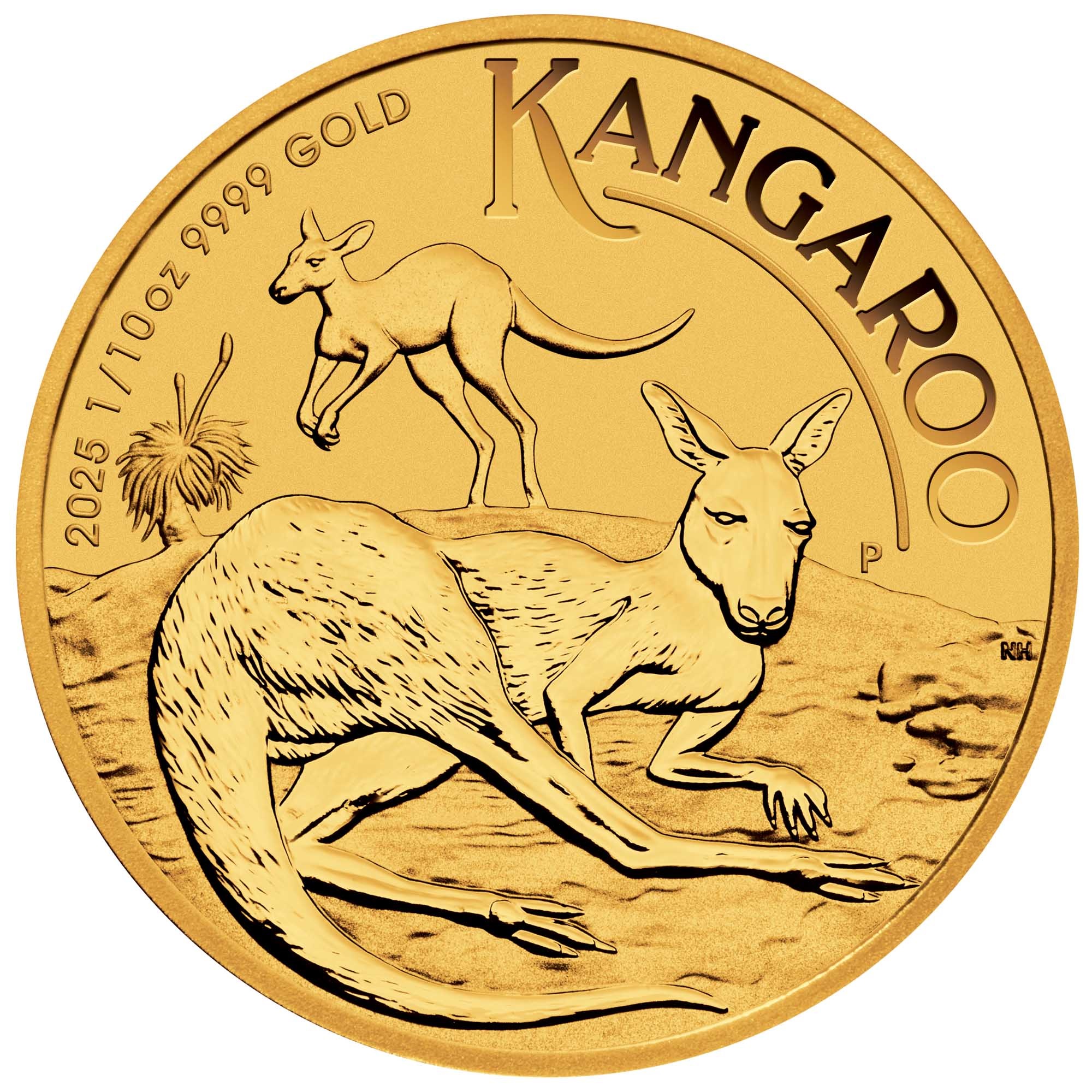 1/10 Unze Gold Australien Känguru Nugget 2025