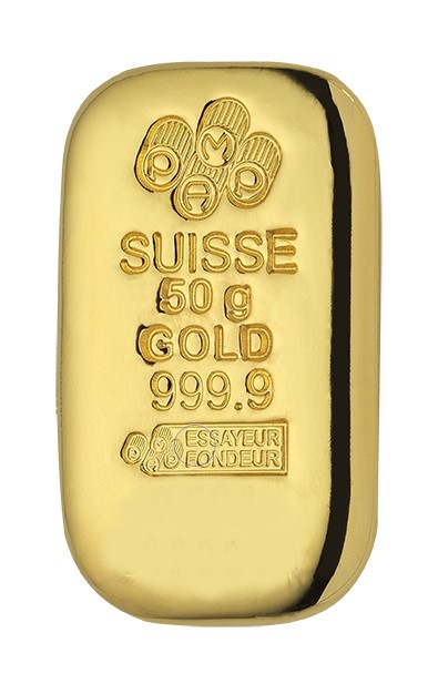 50g Goldbarren PAMP Suisse