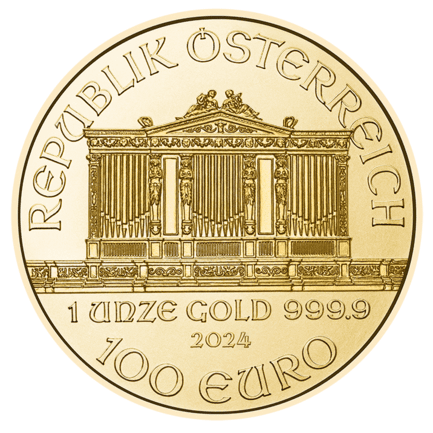 1 Unze Gold Wiener Philharmoniker 2024