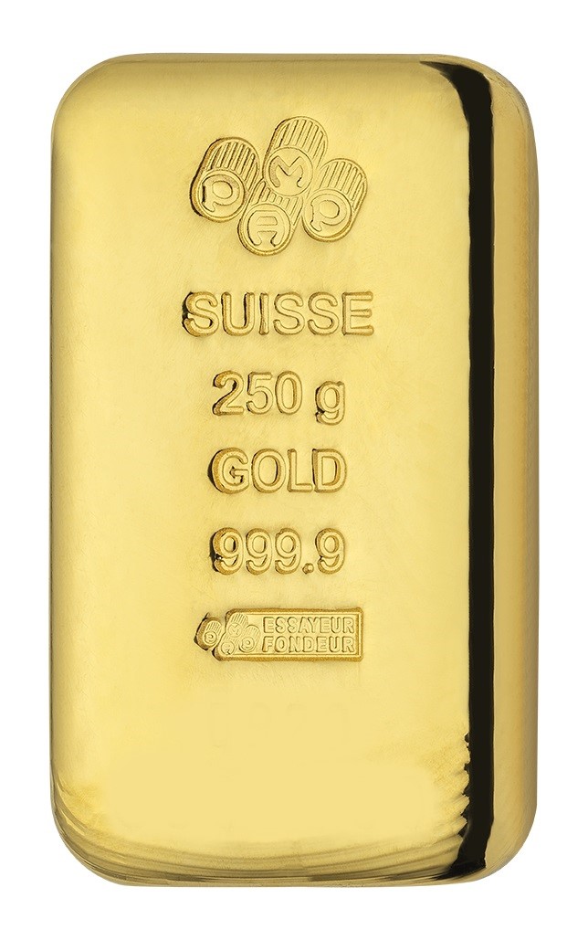 250g Goldbarren PAMP Suisse