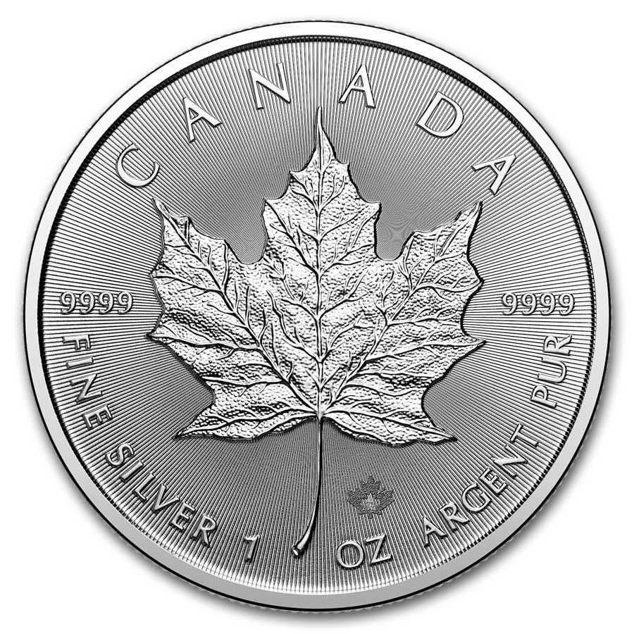 1 Unze Silber Maple Leaf 2025