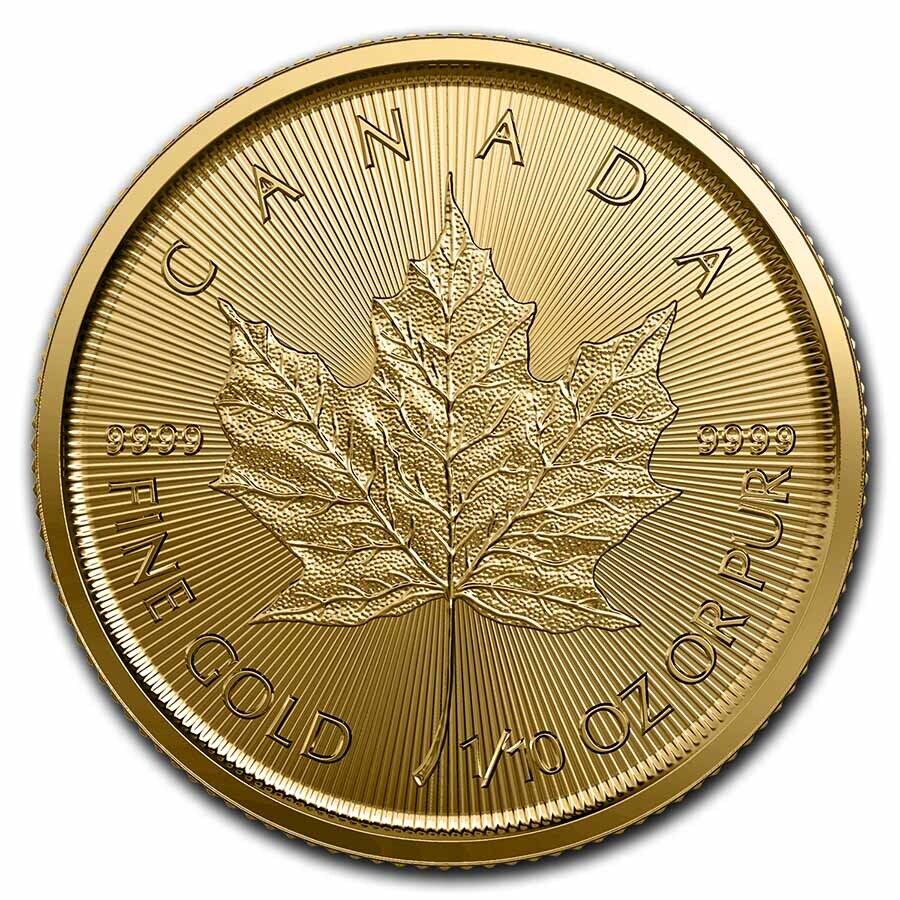 1/10 Unze Maple Leaf 2023 Goldmünze