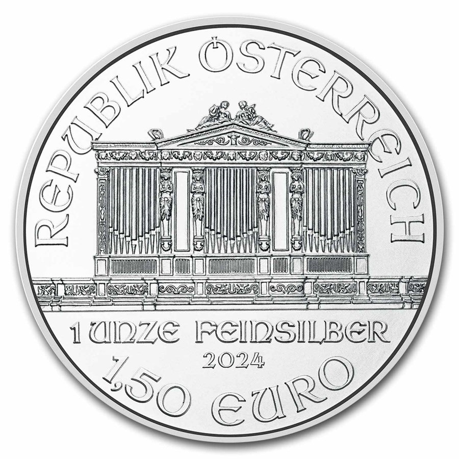 1 Unze Silber Wiener Philharmoniker 2024